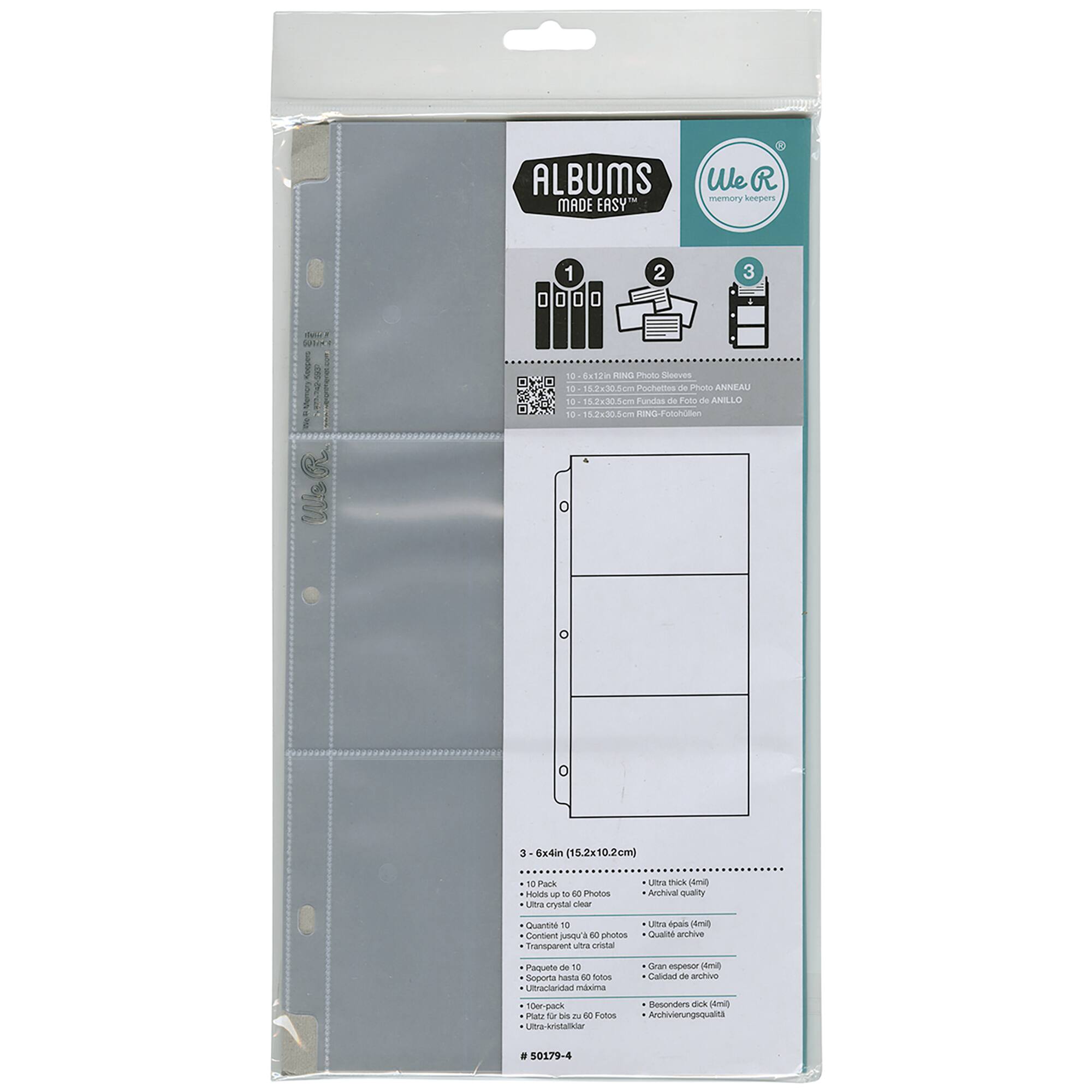 We R Memory Keepers® 6" x 12" Ring Photo Sleeves